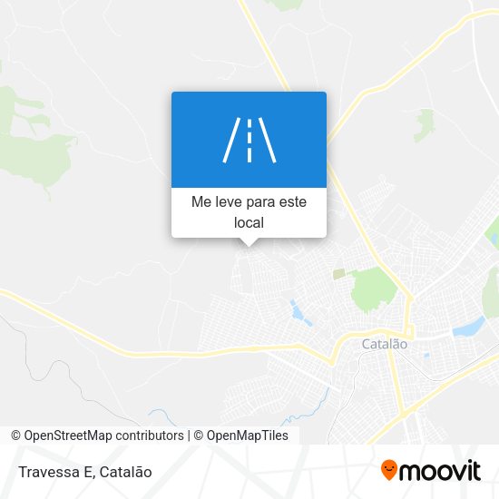 Travessa E mapa
