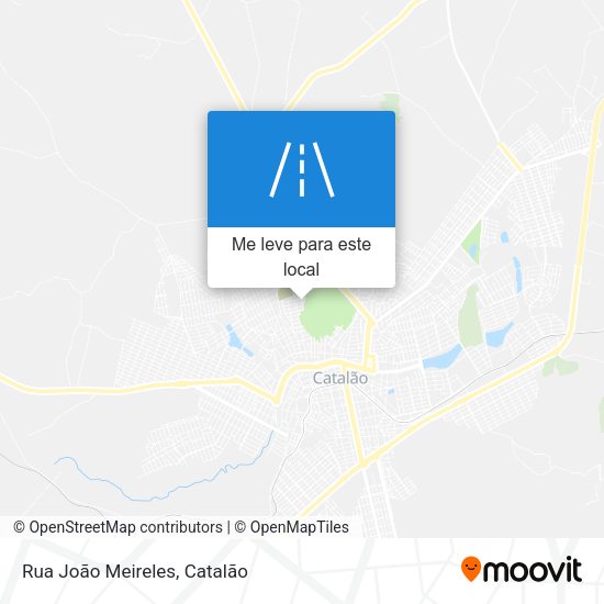 Rua João Meireles mapa