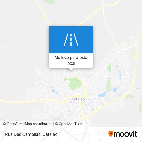 Rua Das Camélias mapa