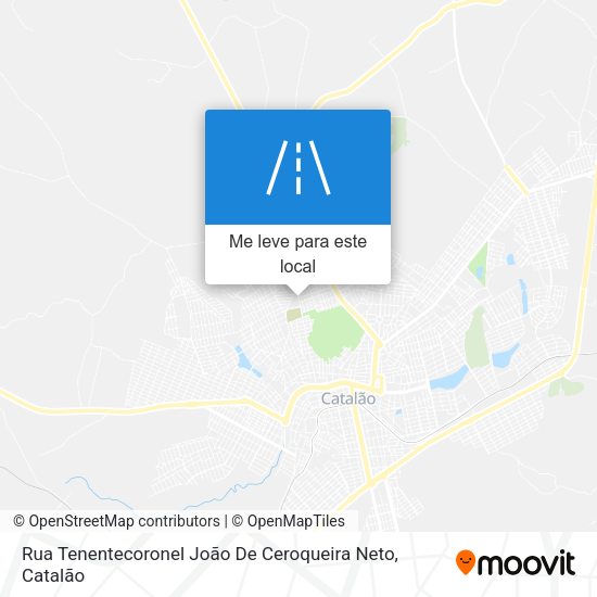 Rua Tenentecoronel João De Ceroqueira Neto mapa