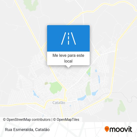 Rua Esmeralda mapa