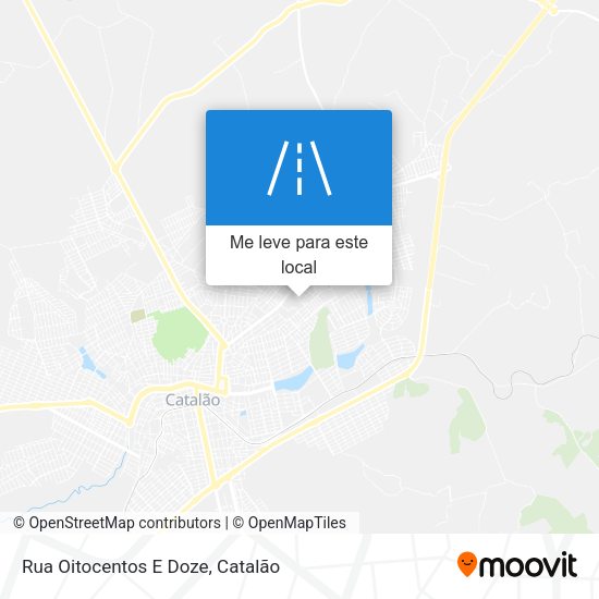 Rua Oitocentos E Doze mapa