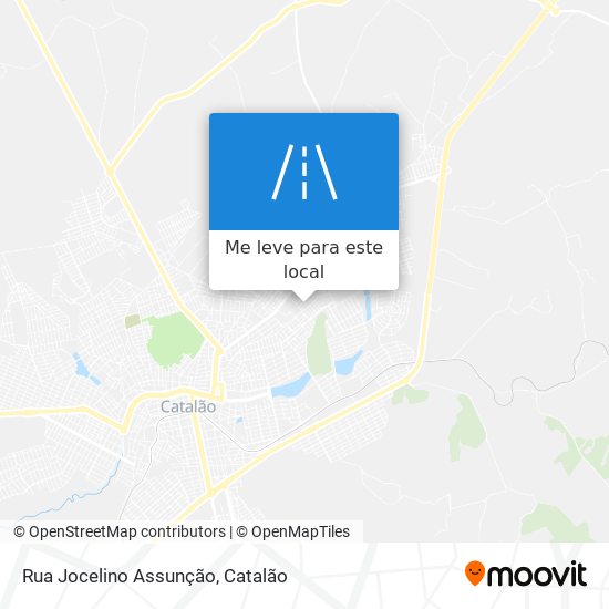 Rua Jocelino Assunção mapa