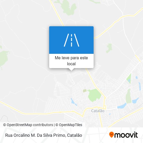 Rua Orcalino M. Da Silva Primo mapa