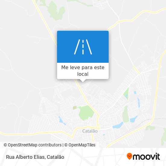 Rua Alberto Elias mapa