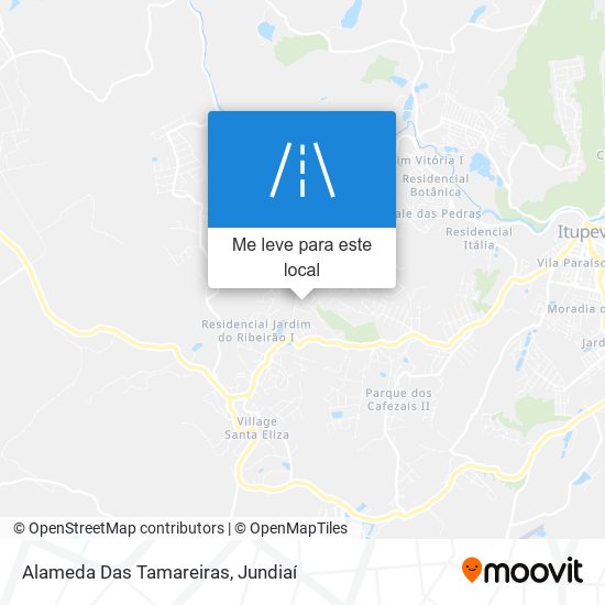 Alameda Das Tamareiras mapa