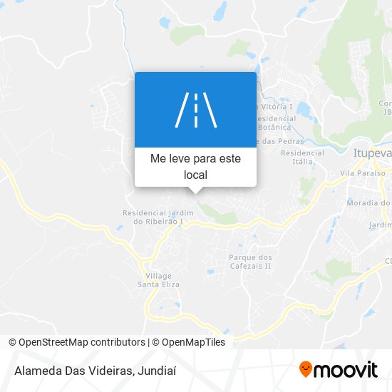 Alameda Das Videiras mapa