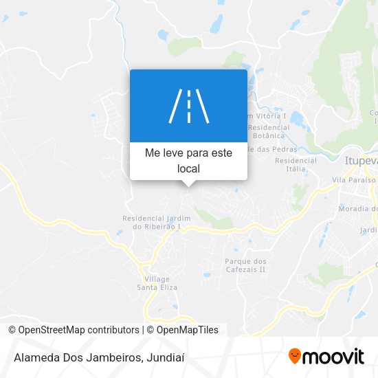 Alameda Dos Jambeiros mapa