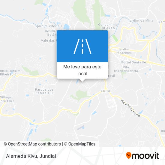 Alameda Kivu mapa