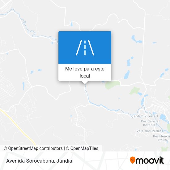 Avenida Sorocabana mapa