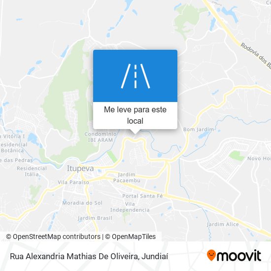 Rua Alexandria Mathias De Oliveira mapa