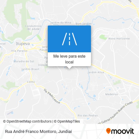 Rua André Franco Montoro mapa