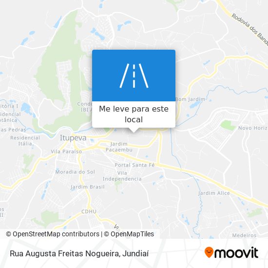 Rua Augusta Freitas Nogueira mapa