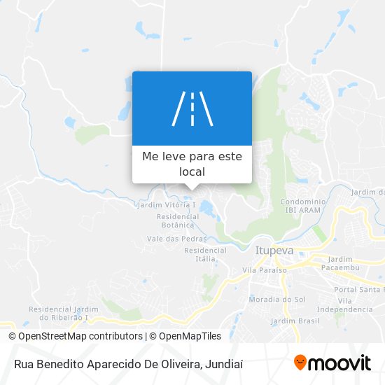 Rua Benedito Aparecido De Oliveira mapa