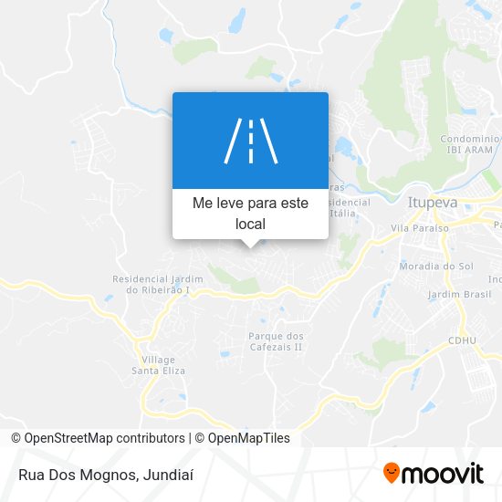 Rua Dos Mognos mapa
