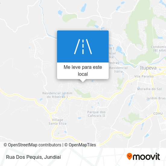 Rua Dos Pequis mapa