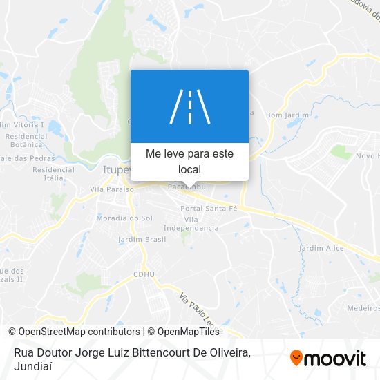 Rua Doutor Jorge Luiz Bittencourt De Oliveira mapa