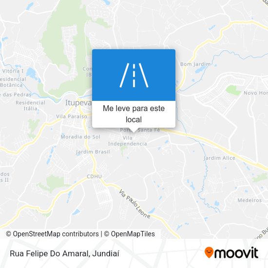 Rua Felipe Do Amaral mapa