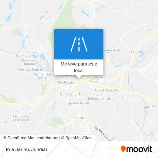 Rua Jarinu mapa