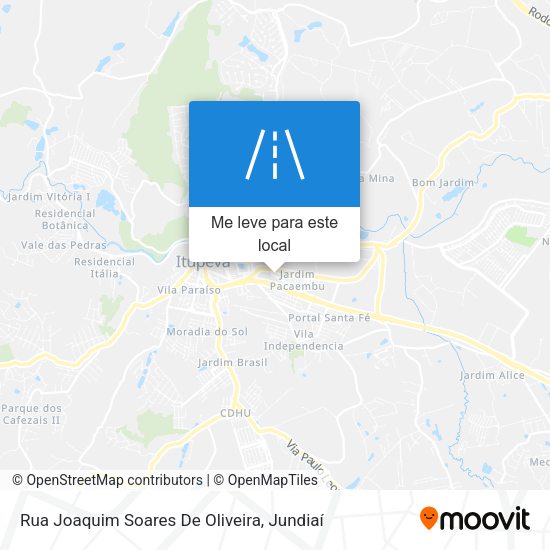 Rua Joaquim Soares De Oliveira mapa