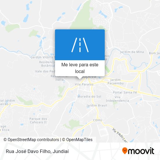 Rua José Davo Filho mapa