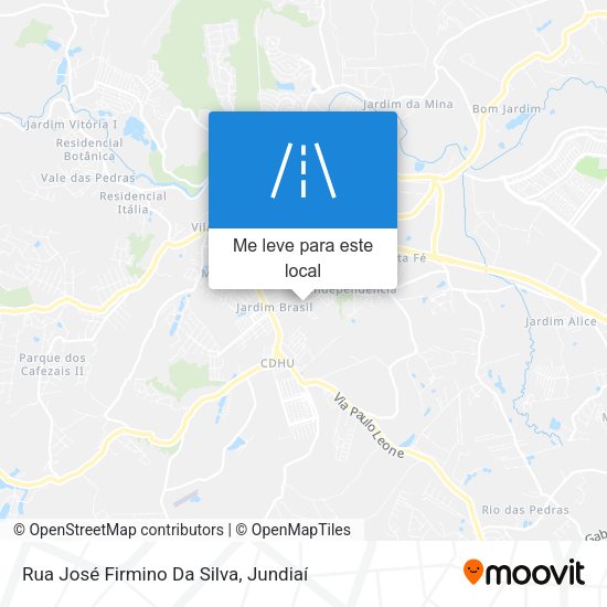 Rua José Firmino Da Silva mapa