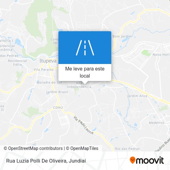 Rua Luzia Polli De Oliveira mapa