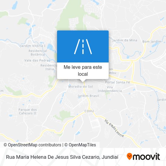 Rua Maria Helena De Jesus Silva Cezario mapa