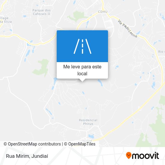 Rua Mirim mapa