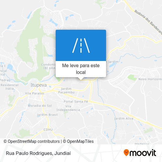 Rua Paulo Rodrigues mapa