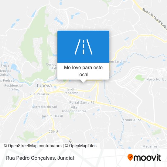 Rua Pedro Gonçalves mapa