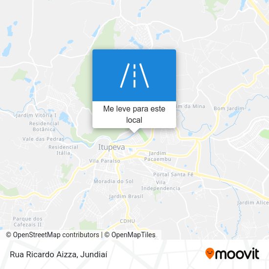 Rua Ricardo Aizza mapa