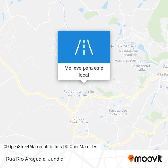 Rua Rio Araguaia mapa