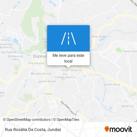 Rua Rosália Da Costa mapa