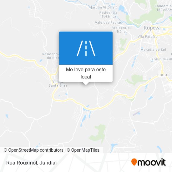 Rua Rouxinol mapa