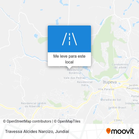 Travessa Alcides Narcizo mapa