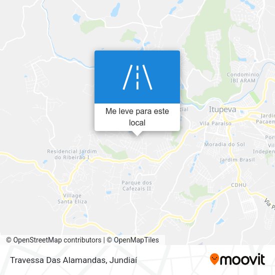 Travessa Das Alamandas mapa