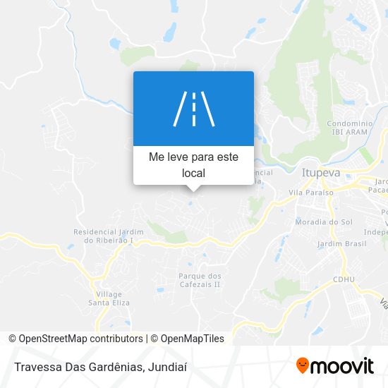 Travessa Das Gardênias mapa