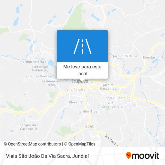 Viela São João Da Via Sacra mapa