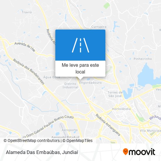 Alameda Das Embaúbas mapa