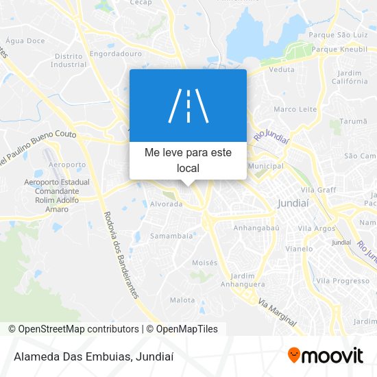 Alameda Das Embuias mapa