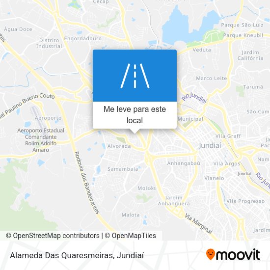 Alameda Das Quaresmeiras mapa