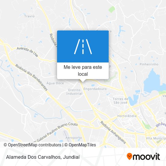 Alameda Dos Carvalhos mapa