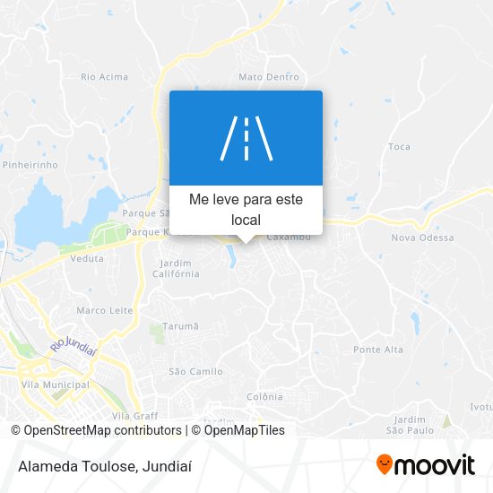 Alameda Toulose mapa