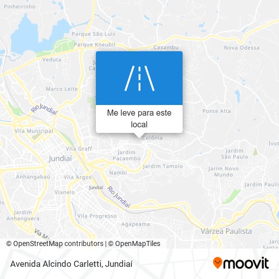 Avenida Alcindo Carletti mapa