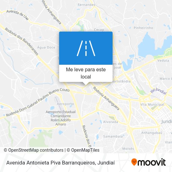 Avenida Antonieta Piva Barranqueiros mapa