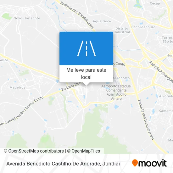 Avenida Benedicto Castilho De Andrade mapa