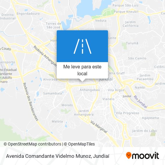 Avenida Comandante Videlmo Munoz mapa