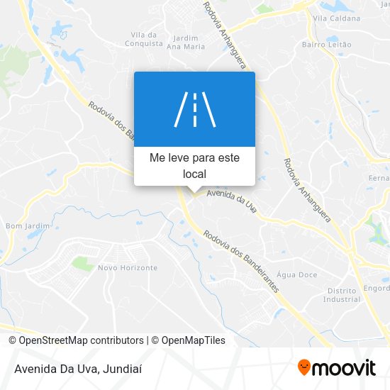 Avenida Da Uva mapa