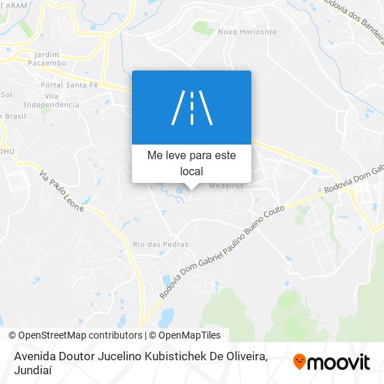 Avenida Doutor Jucelino Kubistichek De Oliveira mapa